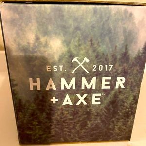 New: Hammer+Axe Wood Whiskey Barrel.Has a tap, holds 800 ML/27 FL of whiskey 😊